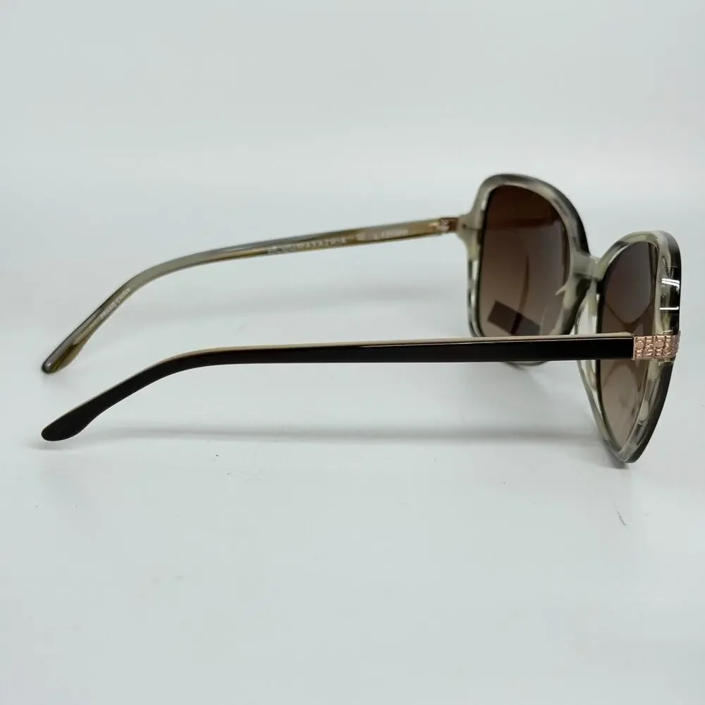 BCBGMAXAZRIA BEWILDER‎ Brown Laminate Sunglasses Frame 57-16-135 H17814